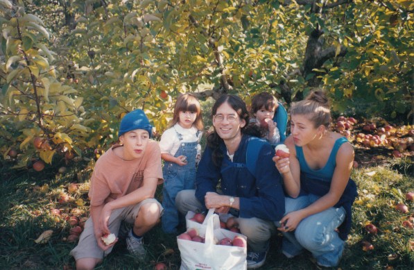 Apple picking 1999